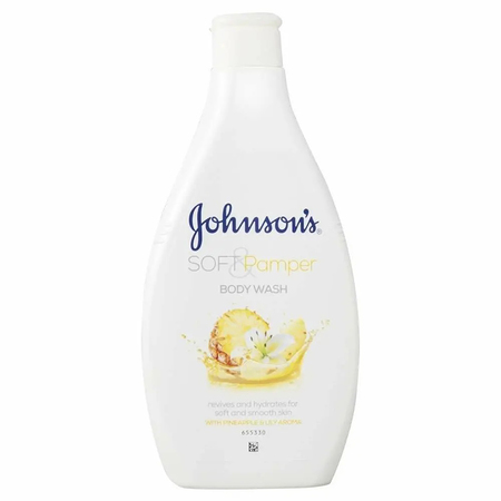 żel pod prysznic johnsons soft & pamper i lilia