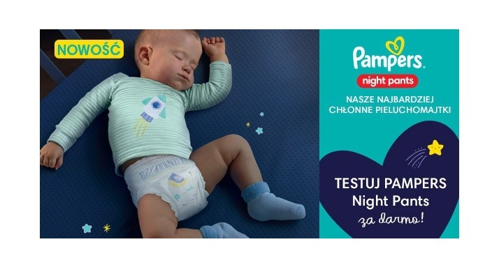 testowanie pieluchomajtek pampers