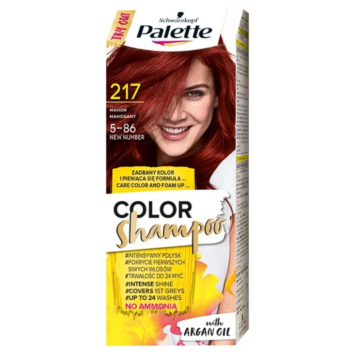 szampon koloryzujący instant color palette mahoń