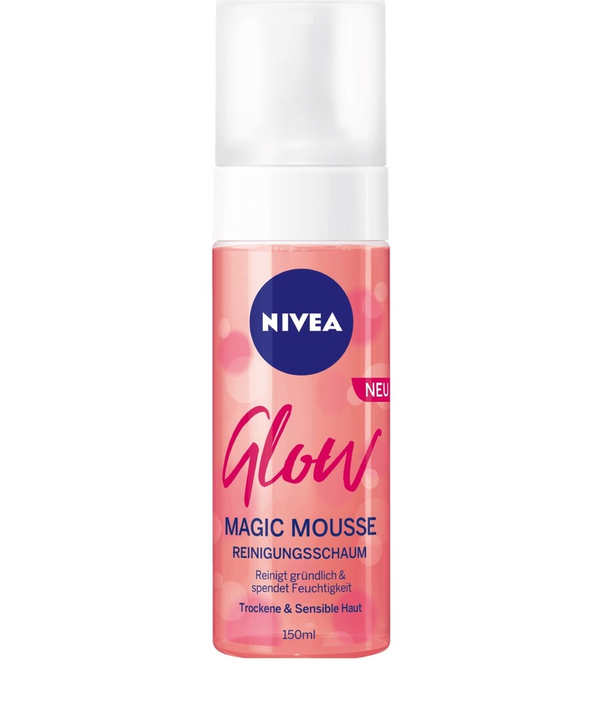 nivea glow pianka do mycia twarzy