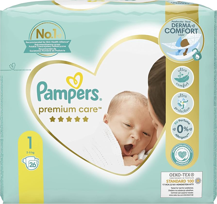 pampers pieluchy 1 rozmiar