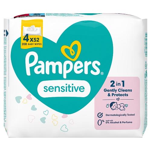 chusteczki pampers sensitive zamykane