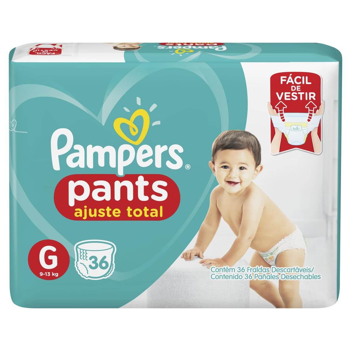 pampers pants niebieski pasek