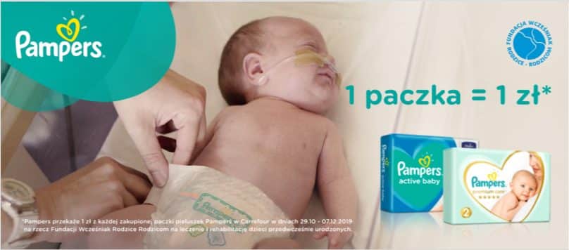 pampers fundacja wcześniak rodzice rodzicom