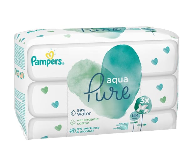 pampers aqua pure chusteczki