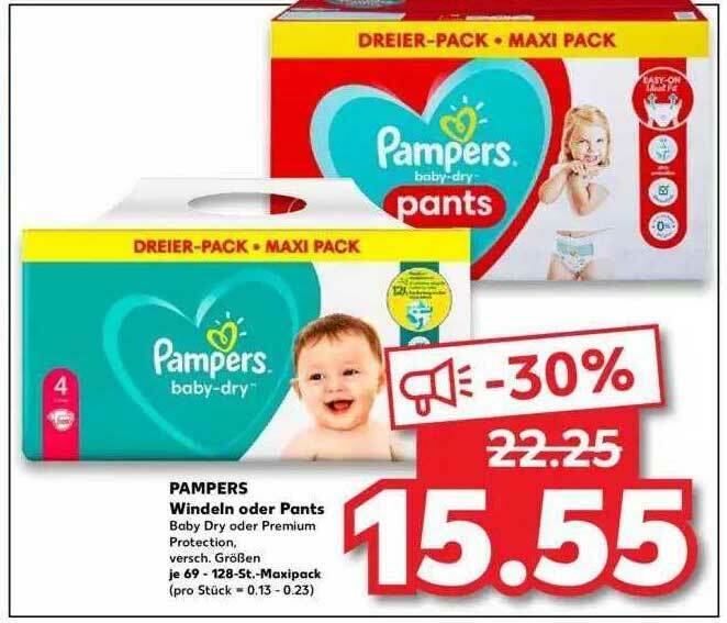 kaufland pampers pants 4