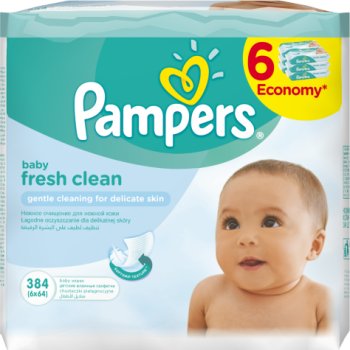 pampers chusteczki 6x64