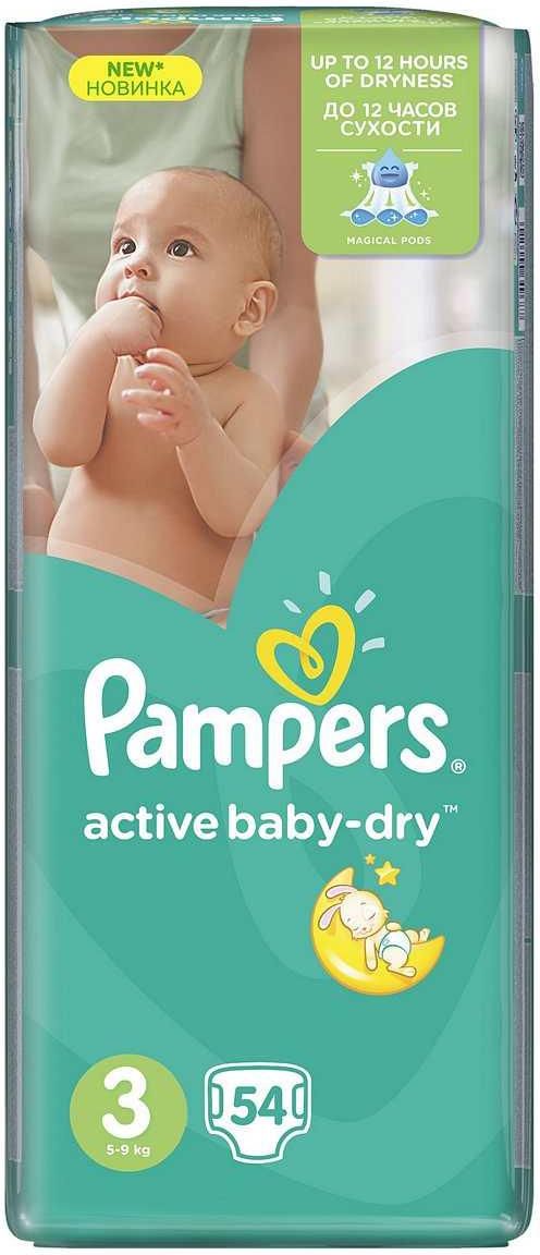 pampers active baby-dry pieluszki 3 midi 150 sztuk