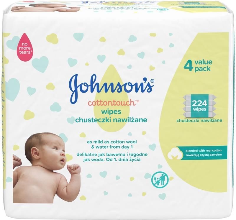 chusteczki nawilżane johnsons baby opinie