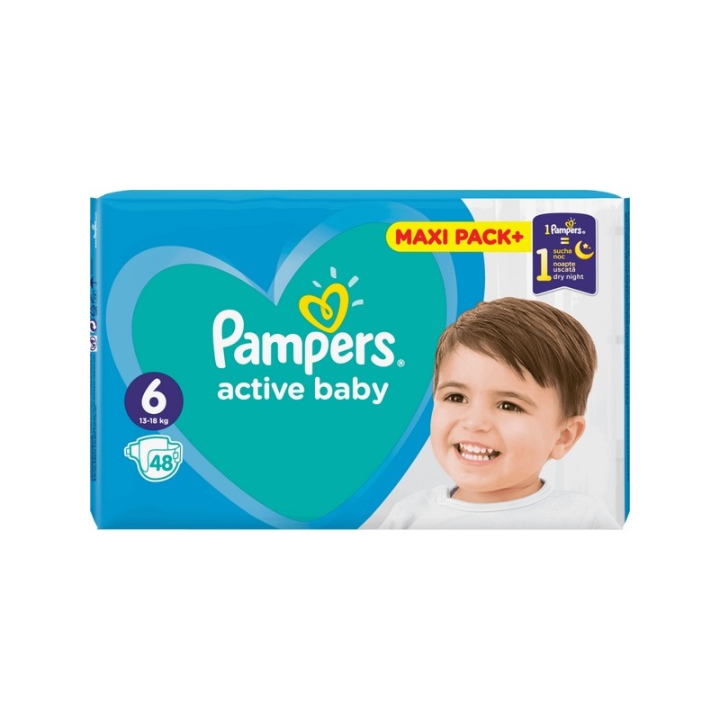 pampers active baby 6 48szt