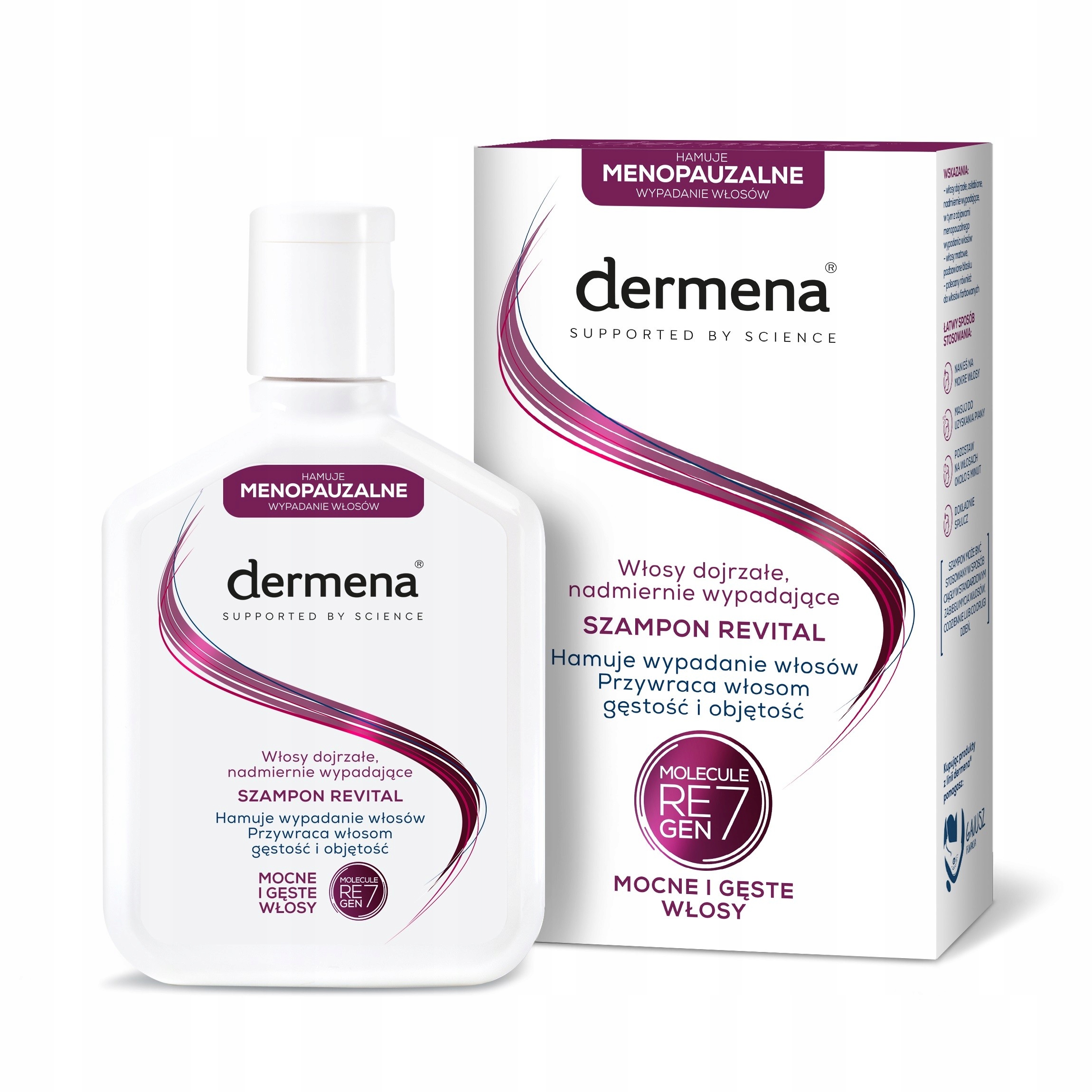 dermena hair care szampon hamujący wypadanie włosów men