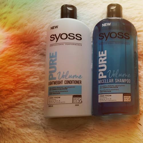 syoss pure volume ultralekka odżywka do cienkich włosów 500 ml