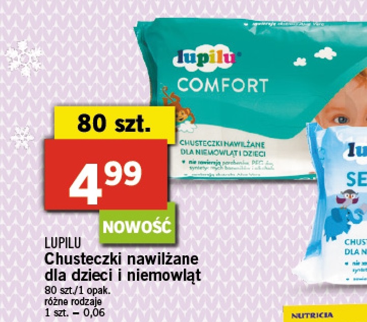 chusteczki nawilżane lidl cena