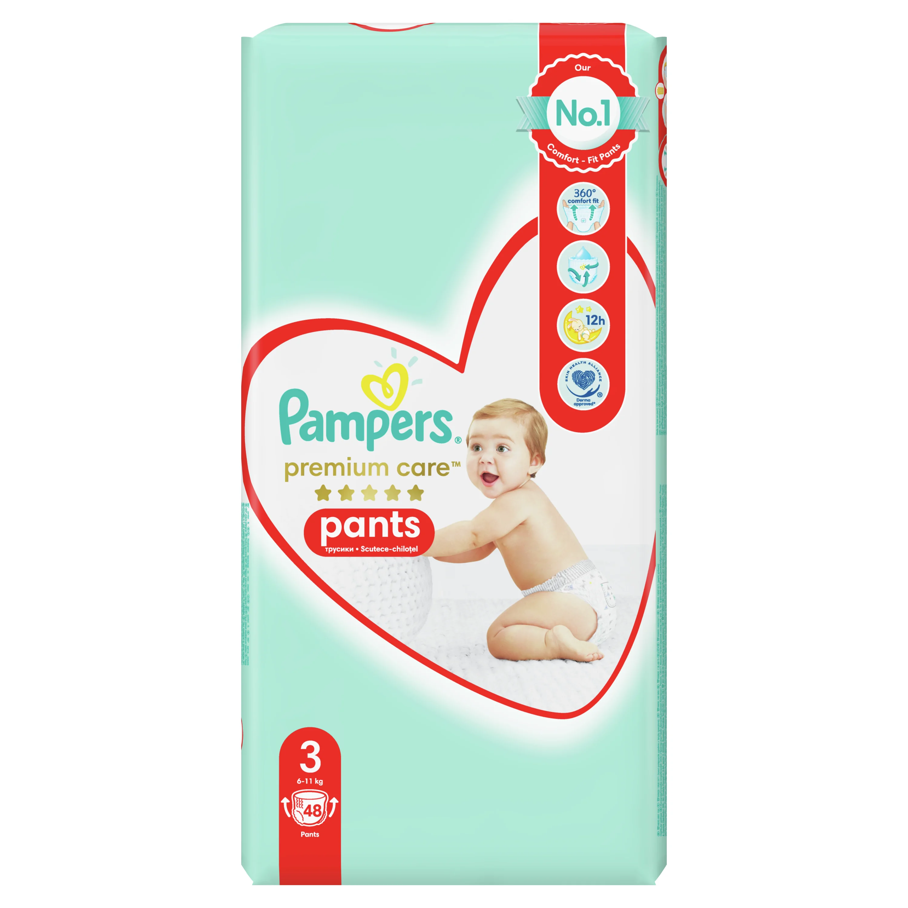 pampers premium care 3 204 ks