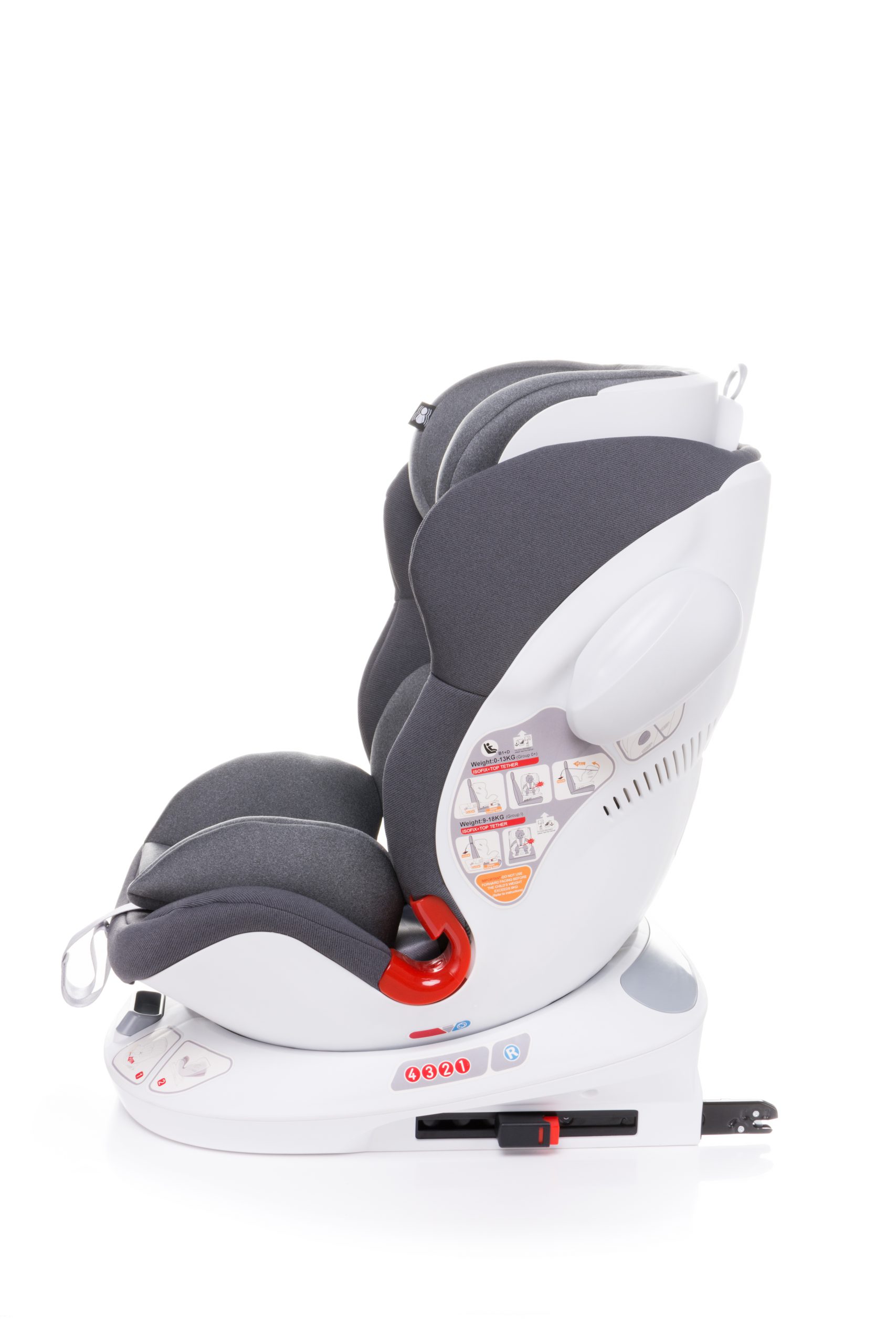 4Baby Space-Fix Turkus Fotelik samochodowy dla dziecka 0-36 kg