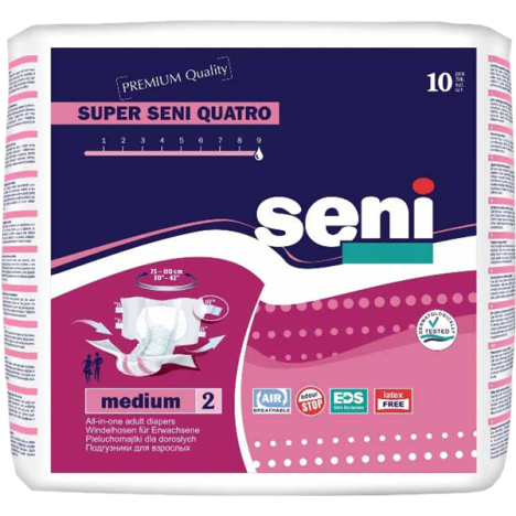 seni quatro super medium air pieluchomajtki