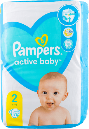 pampers activ baby 2 cena