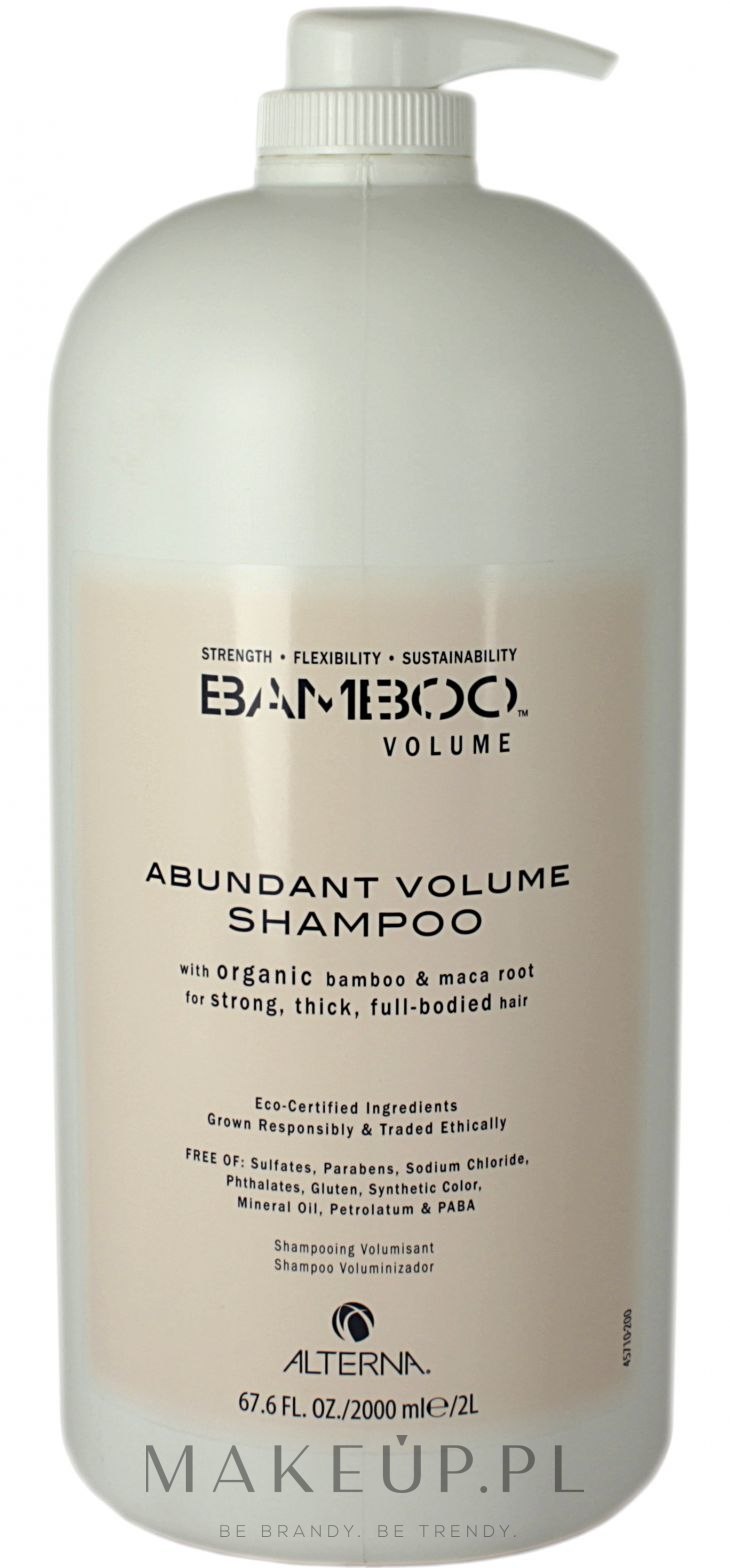 alterna bamboo volume szampon dodający objętości