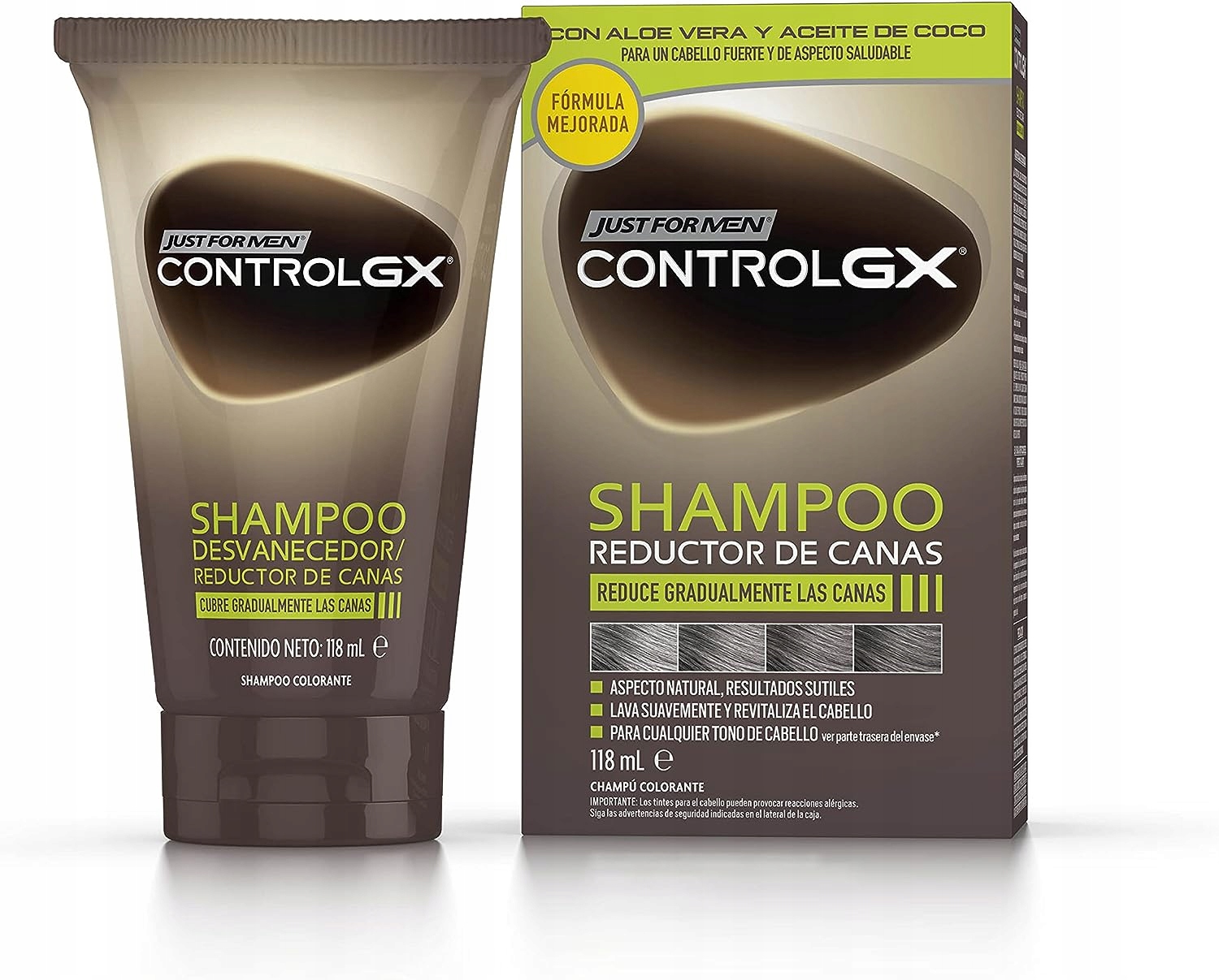 just for men control gx grey reducing szampon opinie