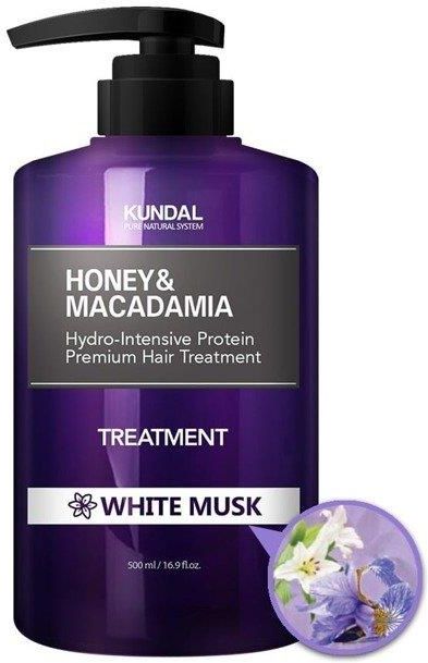 kundal odżywka do włosów białe piżmo honey&macadamia treatment white musk