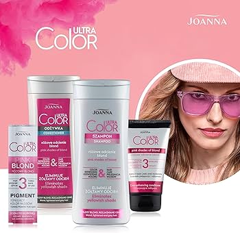 joanna ultra color pink szampon