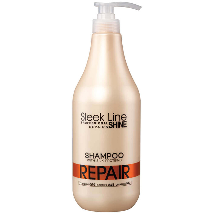 sleek line repair szampon z jedwabiem