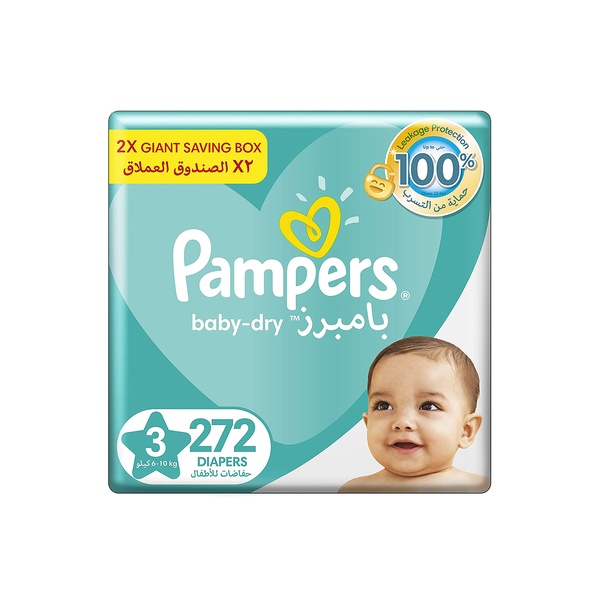 pampers.new dry 3 giant