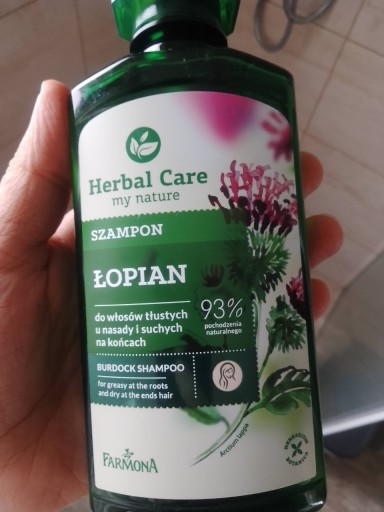 farmona herbal szampon do włosów tłustych łopian