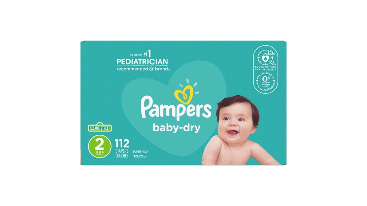 pampers baby dry 112