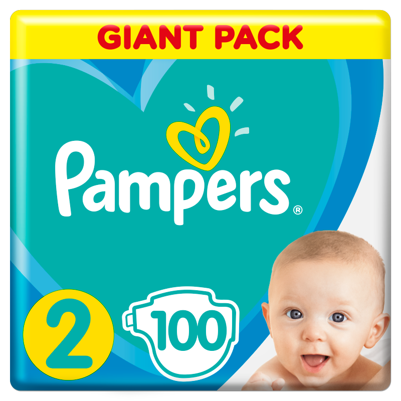 pampers new baby-dry pieluchy 2 mini 100szt