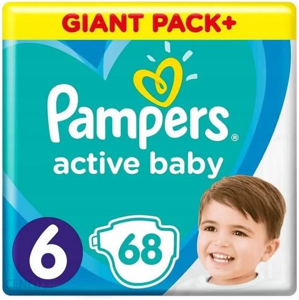 pampers rozmiar 6 68 szt