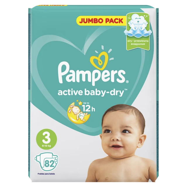 pampers baby active dry 3