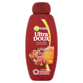 garnier ultra doux żurawina i olejek arganowy szampon ochronny wizaz