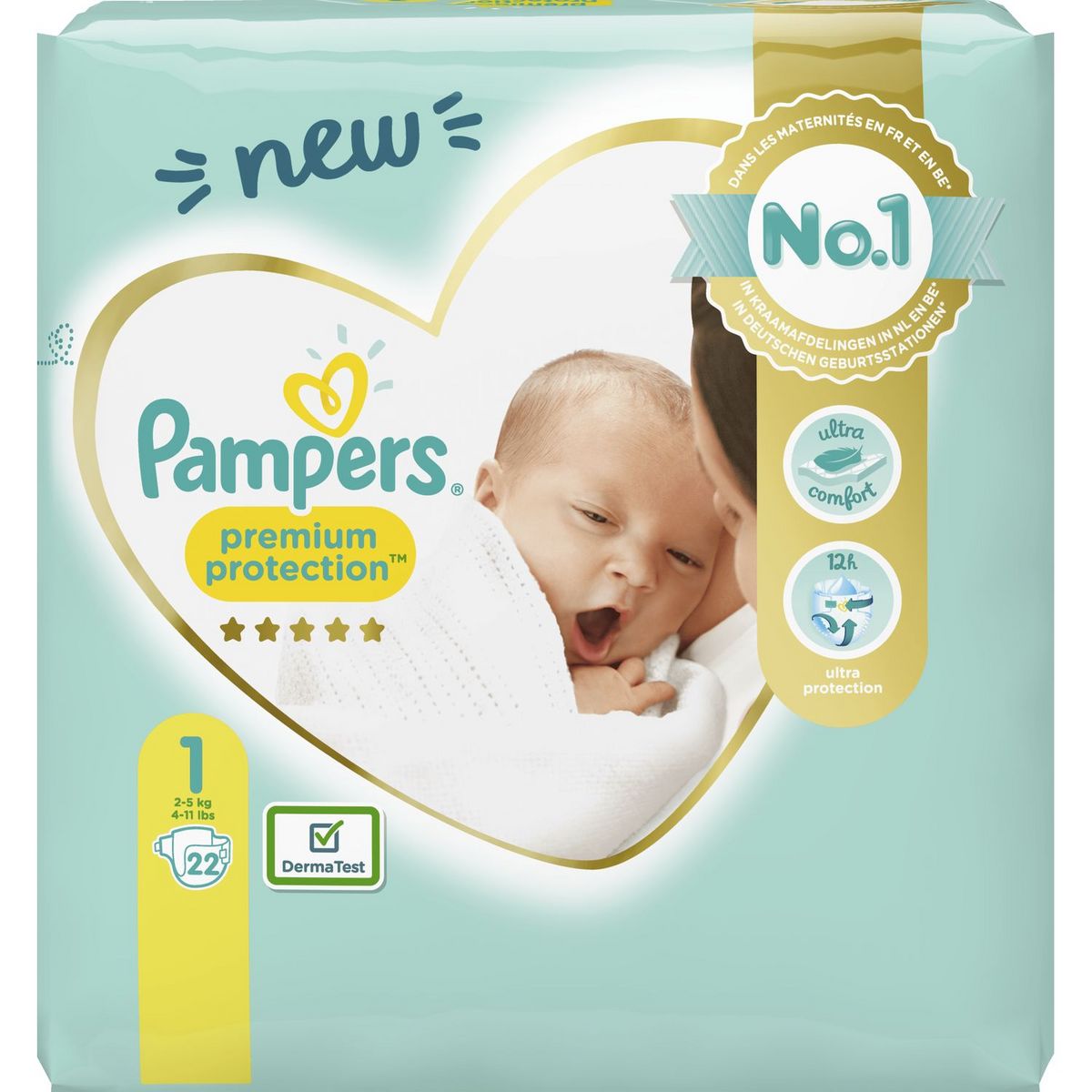 auchan pampers premium care 1