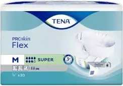 pieluchomajtki tena flex proskin super medium 71-102 cm 30 sztuk