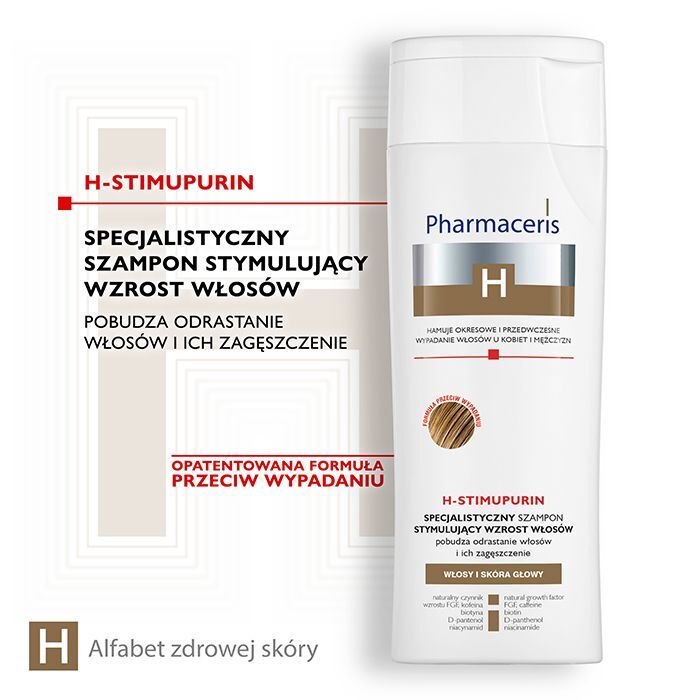 pharmaceris h stimupurin szampon stymulujący wzrost włosów 250ml