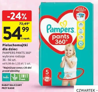 promocja na dzien dziecka pampers