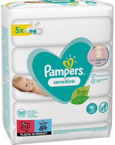 chusteczki nawilżane pampers 6x64 tesco