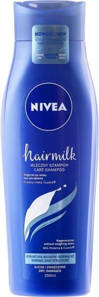 nivea hairmilk szampon włosów normalnych suche i zniszczone