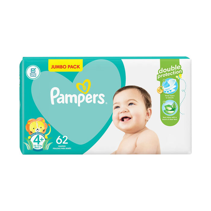 pampers 4 active baby dry 62