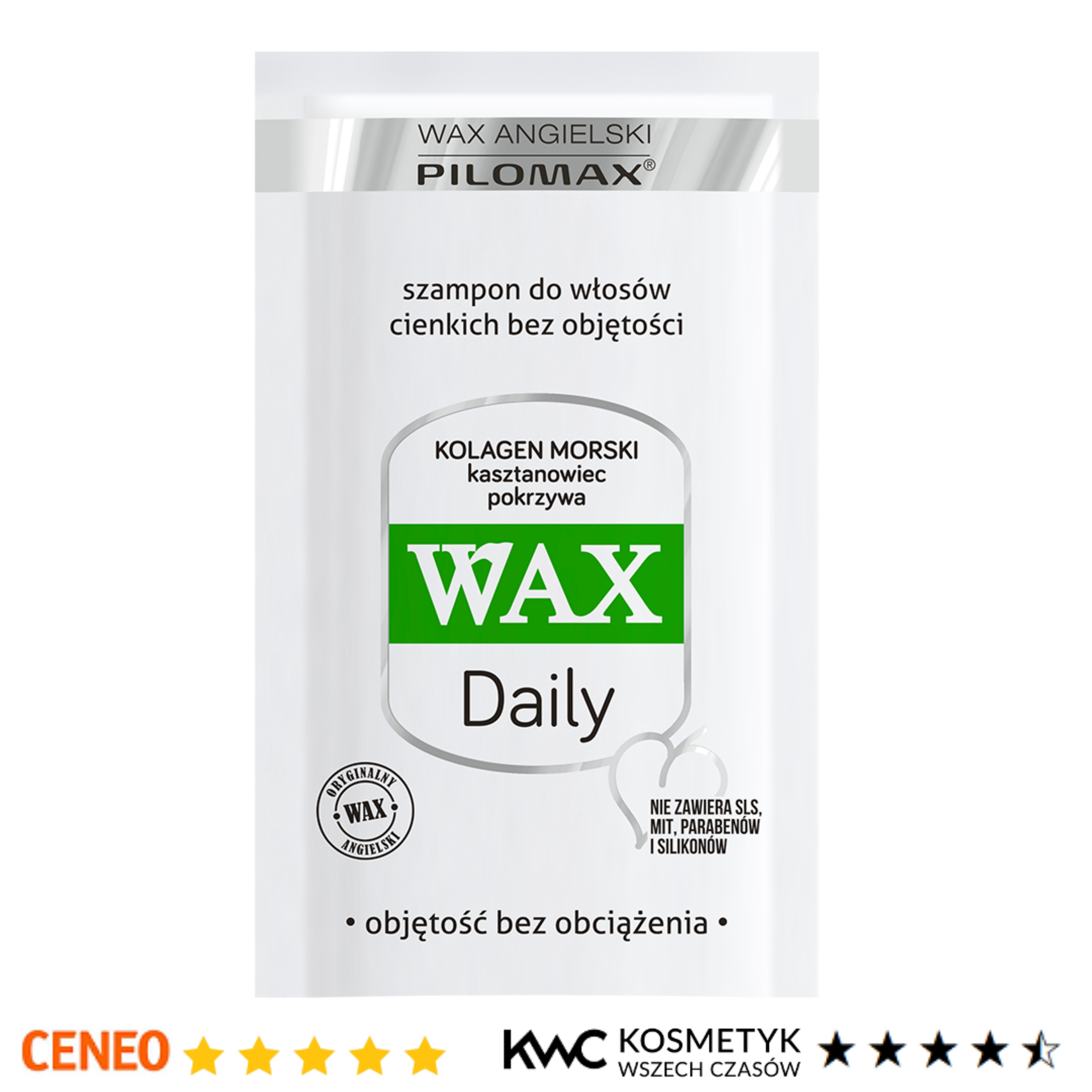 wax pilomax daily szampon do włosów przetłuszczających się 70ml