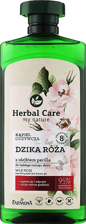 herbal care dzika róża szampon