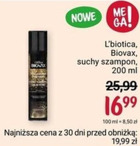 l biotica suchy szampon rossmann