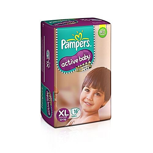 pampers active baby x large