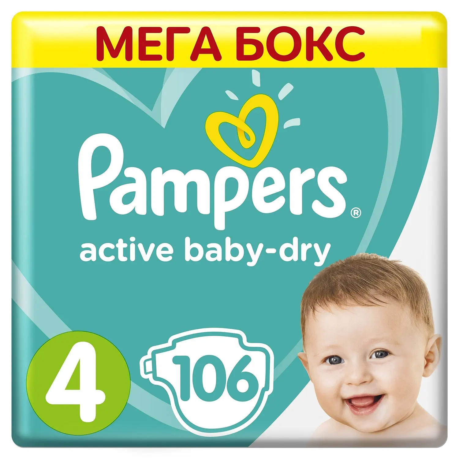 pampers 4 106szt