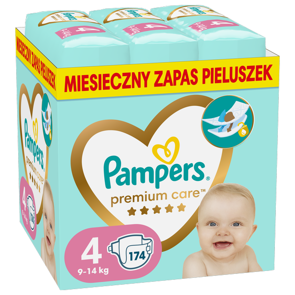 pieluchy pampers na cały miesiąc