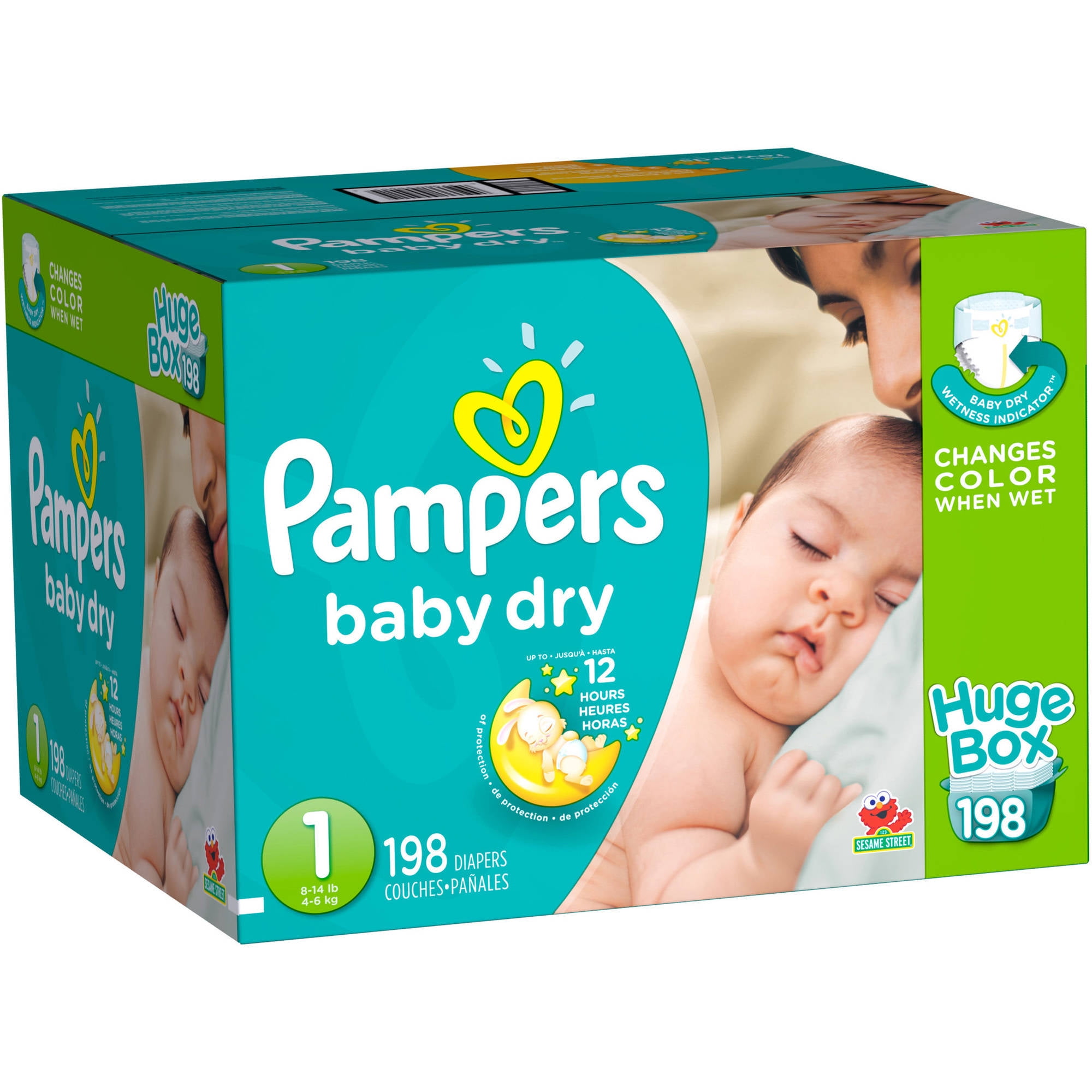 pampers large box