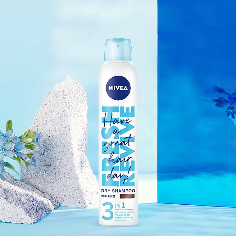 nivea fresh revive suchy szampon dla szatynek 3w1