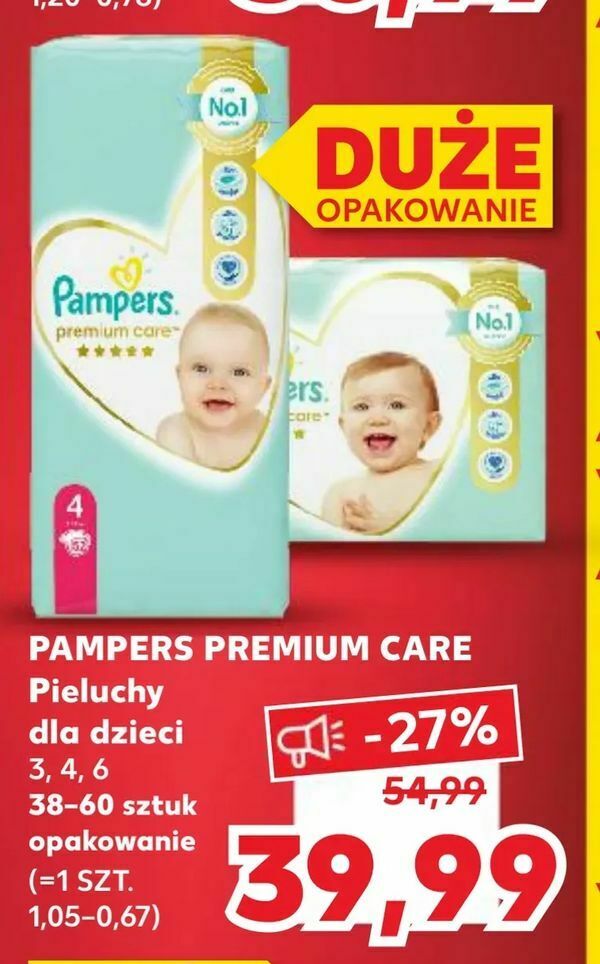 promocja pampers premium