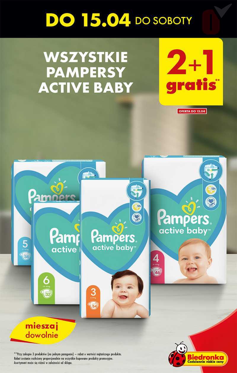 pampers gazetka promocja